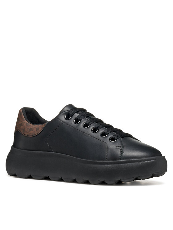 Geox Geox Sneakersy D Spherica Ec4.1 D45TCD 08504 C9229 Czarny