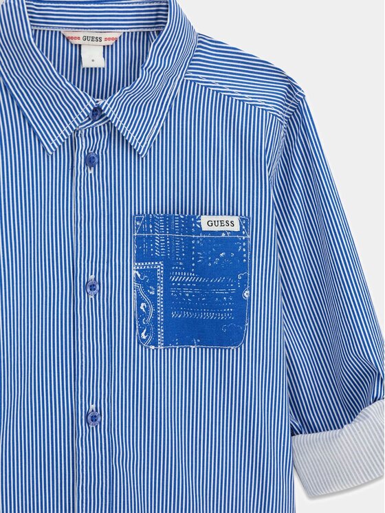 Guess Kids Guess Kids T-Shirt 183822 Niebieski Classic Fit