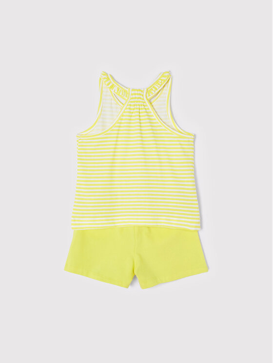 Mayoral Mayoral Set Top und Shorts 3284 Gelb Regular Fit