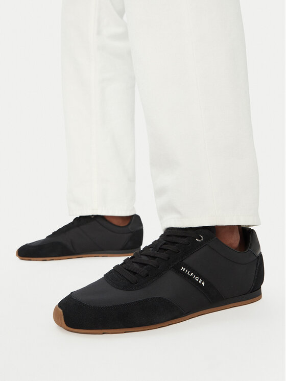 Tommy Hilfiger Tommy Hilfiger Αθλητικά Th Lo Run Icon Summer Mix FM0FM05905 Μαύρο