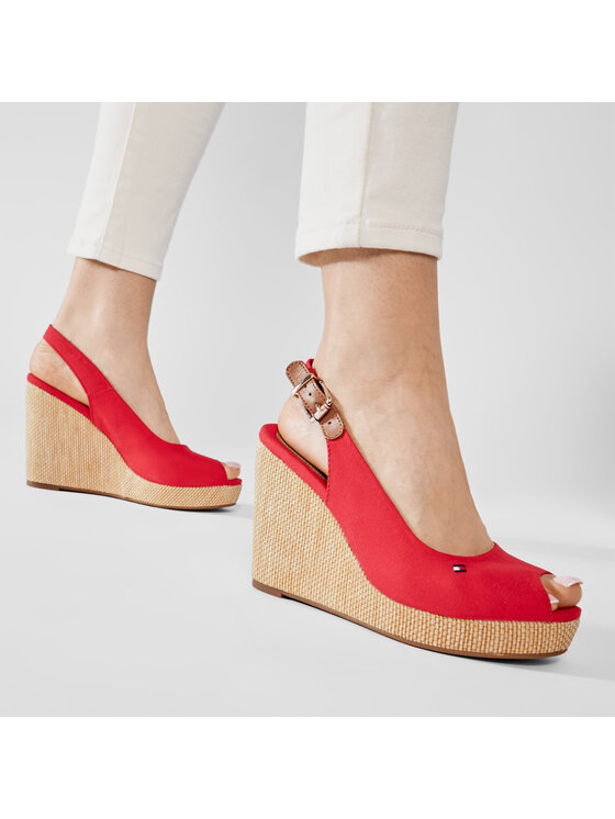 tommy hilfiger iconic elena slingback wedge