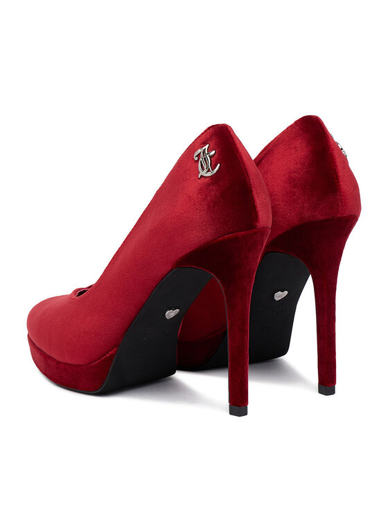 Juicy Couture Juicy Couture Štikle EO-C5168-1 Tamnocrvena