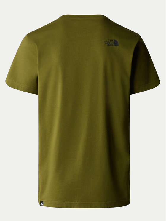 The North Face The North Face Tricou Simple Dome NF0A87NG Verde Regular Fit