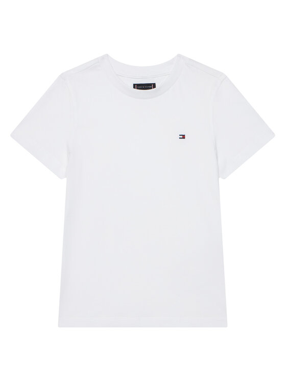 Tommy Hilfiger T-Shirt KB0KB04140 S Weiß Regular Fit