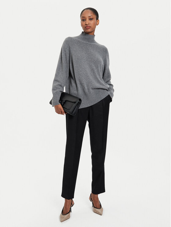 Marella Marella Bluză cu gât Falange 2423366184 Gri Regular Fit