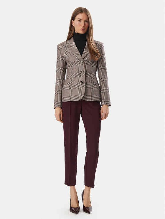 Marciano Guess Marciano Guess Hlače iz tkanine G6BB23 W4348 Bordo rdeča Regular Fit