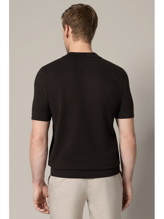 Lancerto Lancerto Polo Mirko PO073126000017 Brązowy Regular Fit
