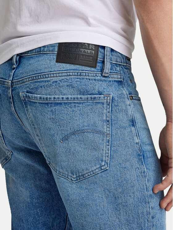 G-Star Raw G-Star Raw Jeansy Mosa D23692-D503 Niebieski Straight Fit