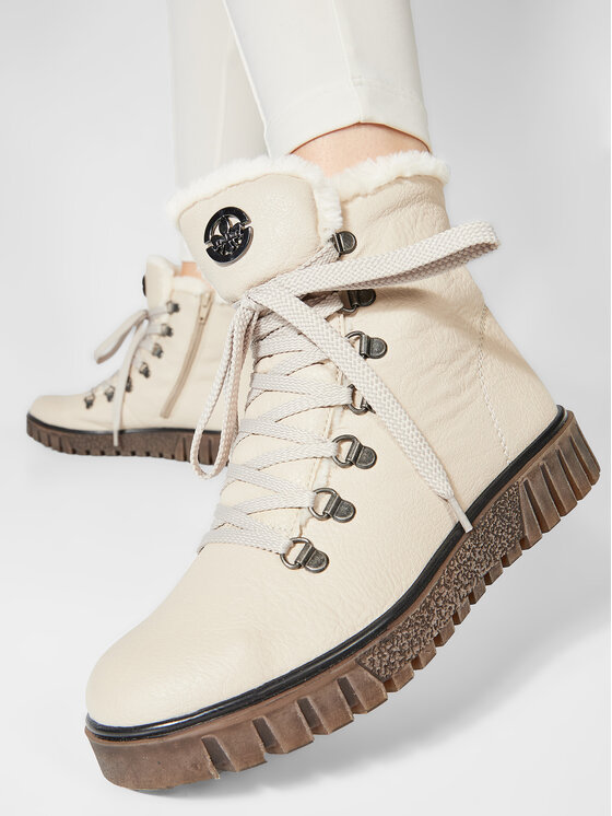 Rieker Rieker Schnürschuhe Y3432-60 Beige