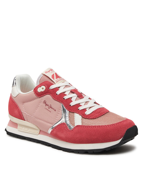 Pepe Jeans Pepe Jeans Tenisice Brit Heritage W PLS31474 Ružičasta