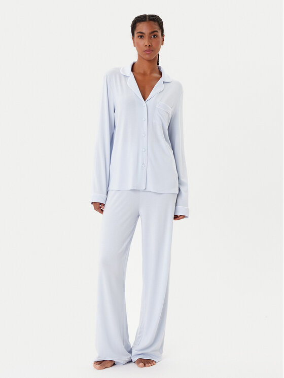 Guess Guess Pyžamo O4BX07 KCIN2 Světle modrá Regular Fit