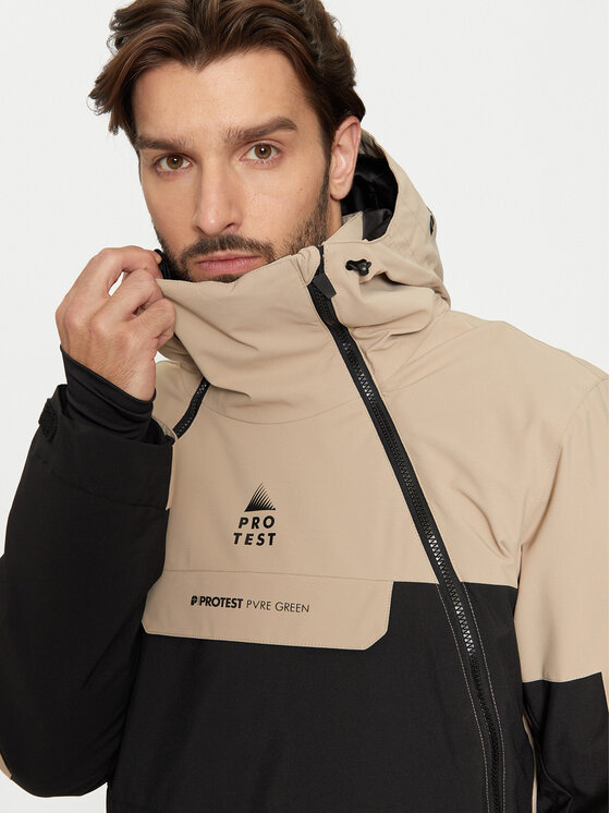 Protest Protest Skijacke Dazzle 6710844 Beige Relaxed Fit