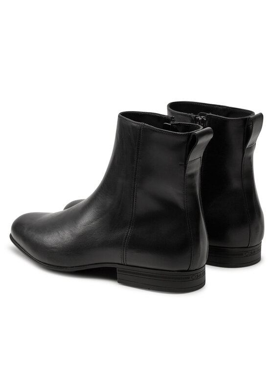 Calvin Klein Calvin Klein Μποτίνια Boot W/ Zip Lth HM0HM01501 Μαύρο
