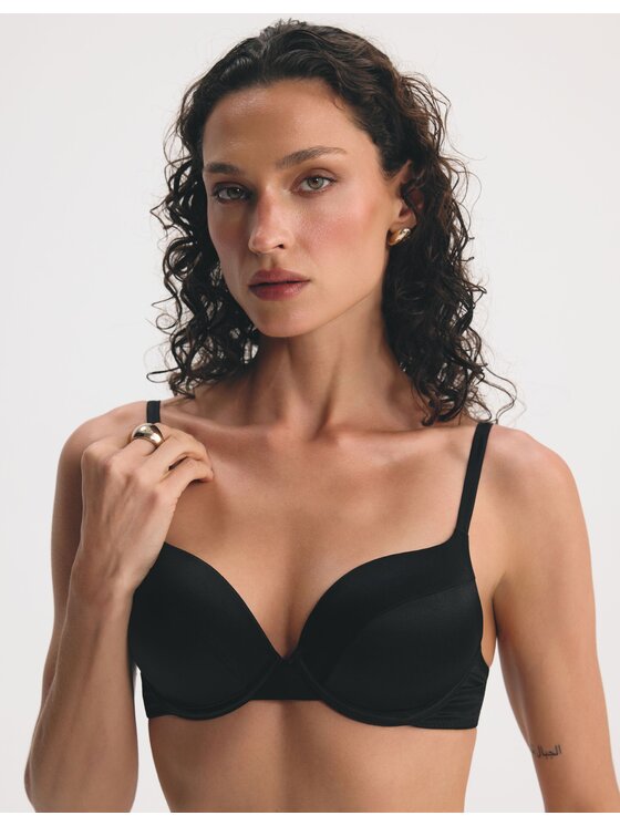 Esotiq Esotiq Biustonosz push-up 45975 Czarny