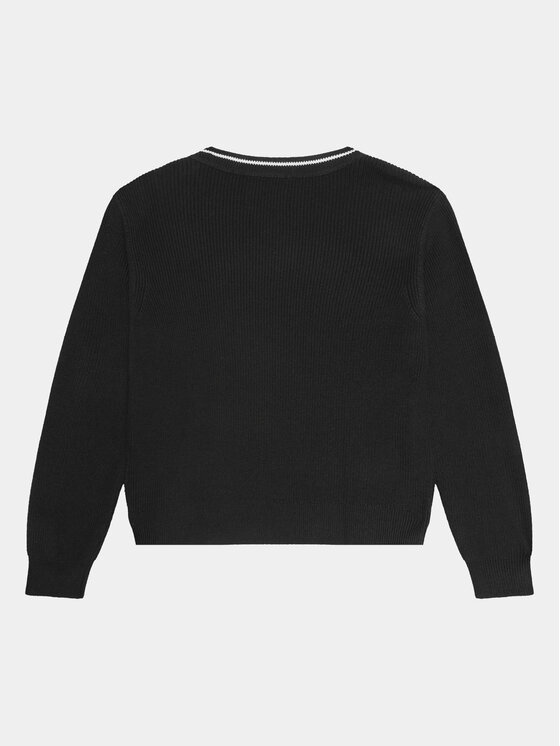 Calvin Klein Jeans Calvin Klein Jeans Πουλόβερ Ceremony IB0IB01869 Μαύρο Relaxed Fit