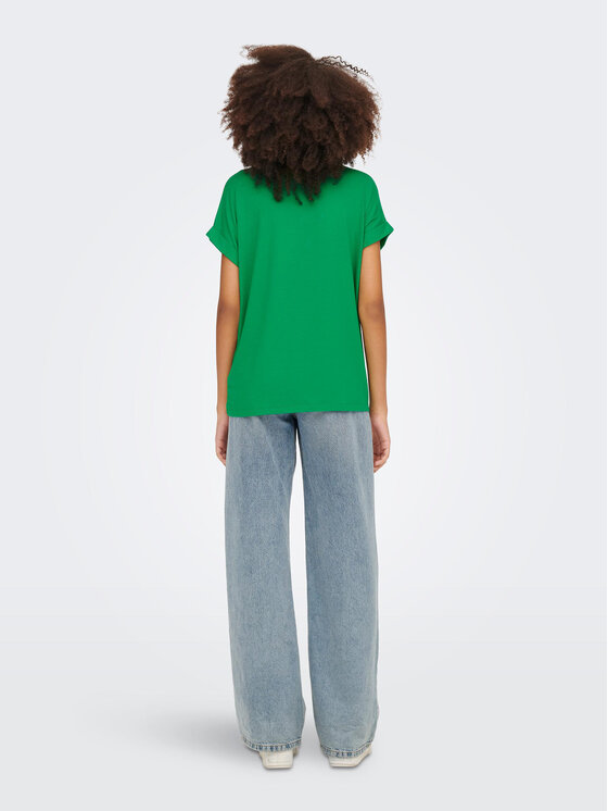 ONLY ONLY T-Shirt 15106662 Zielony Regular Fit