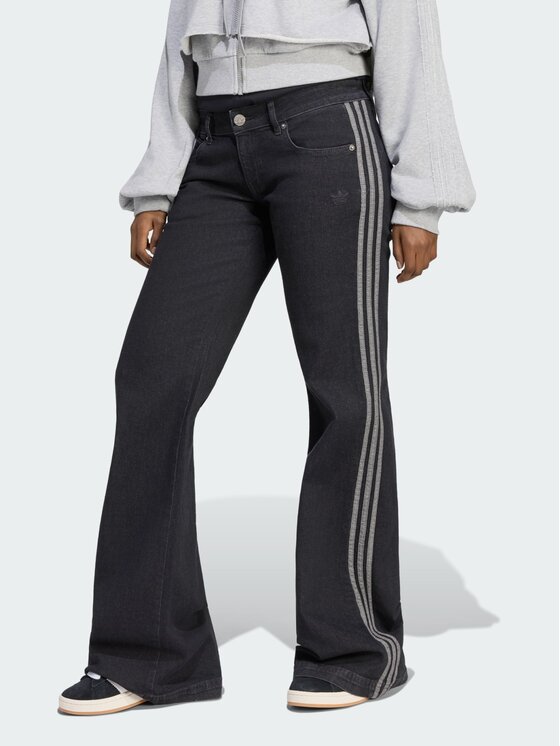 adidas adidas Jeansy 168804 Szary ciemny Regular Fit