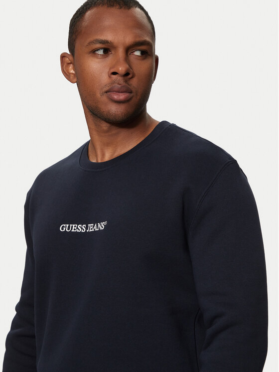 Guess Jeans Guess Jeans Μπλούζα M4YQ19 K9V31 Σκούρο μπλε Regular Fit