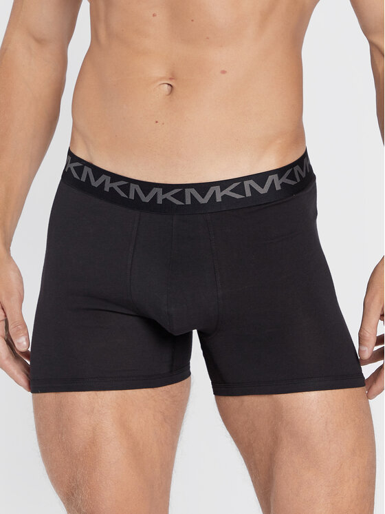 Michael Kors Komplet 3 par bokserek 6BR1X10033 Czarny | Modivo.pl