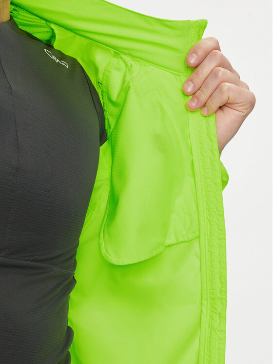 CMP CMP Kurtka do biegania 3C46777T Żółty Regular Fit