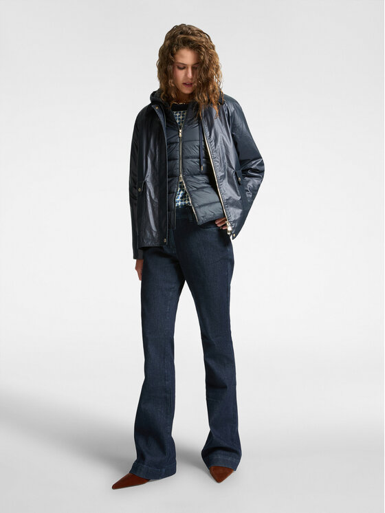 Elena Mirò Elena Mirò Giubbotto piumino F215P000138N034 Blu Regular Fit