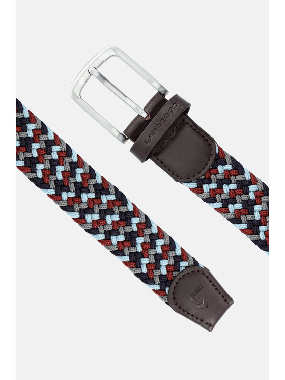 Lancerto Lancerto Pasek Męski Pleat PS090124000022 Kolorowy