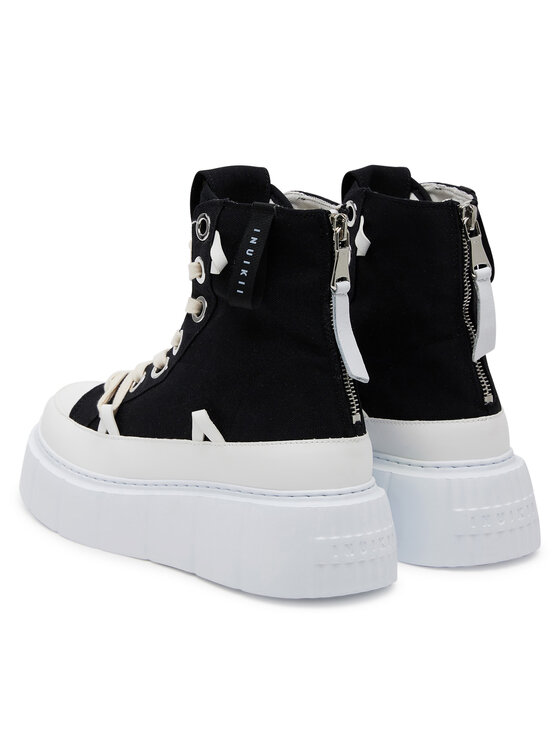 Inuikii Inuikii Кецове Matilda Canvas High 30103-025 Черен