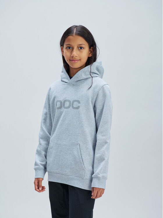 POC POC Bluza POC Hood Jr Szary Regular Fit