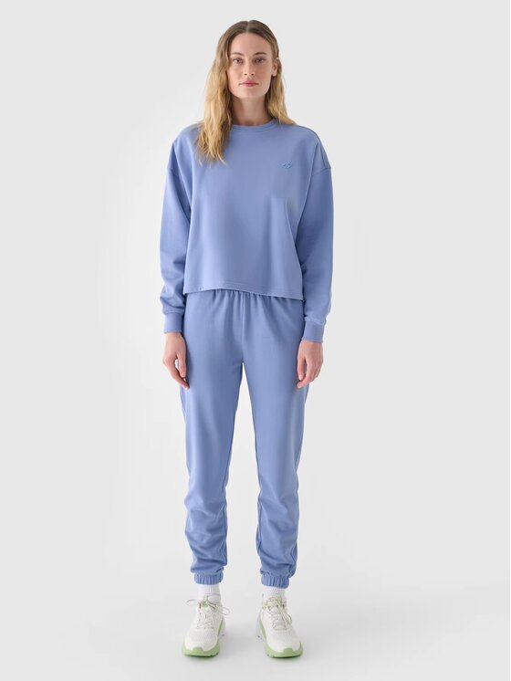 4F 4F Pantaloni da tuta 4FWAW24TTROF0925-32S Blu Regular Fit