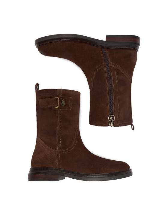 U.S. Polo Assn. U.S. Polo Assn. Μποτάκια CEO-CORINA001W/ELT1 Καφέ