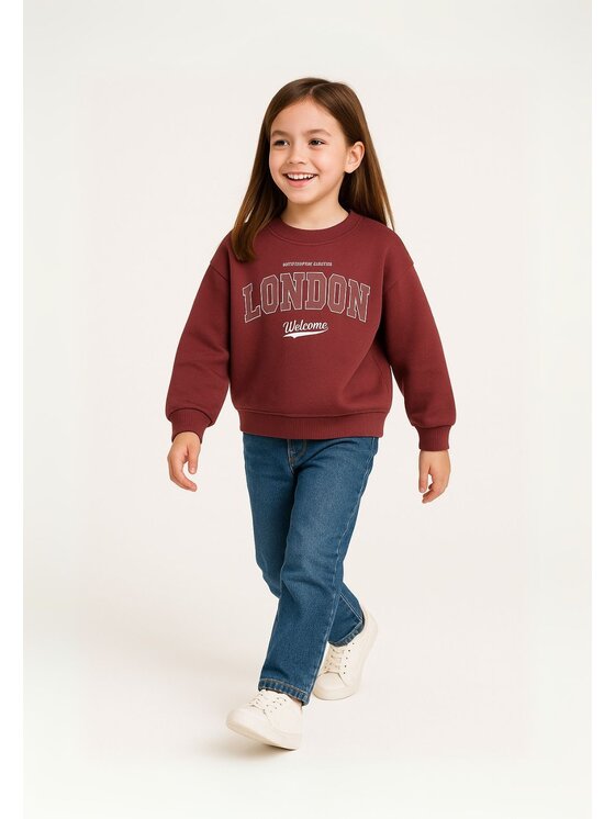 minoti minoti Bluza 16fleece 45 Fioletowy Regular Fit