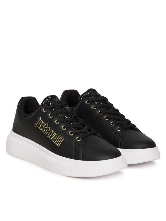 Just Cavalli Just Cavalli Sneakersy 79RA3SB3 ZPB46 Černá
