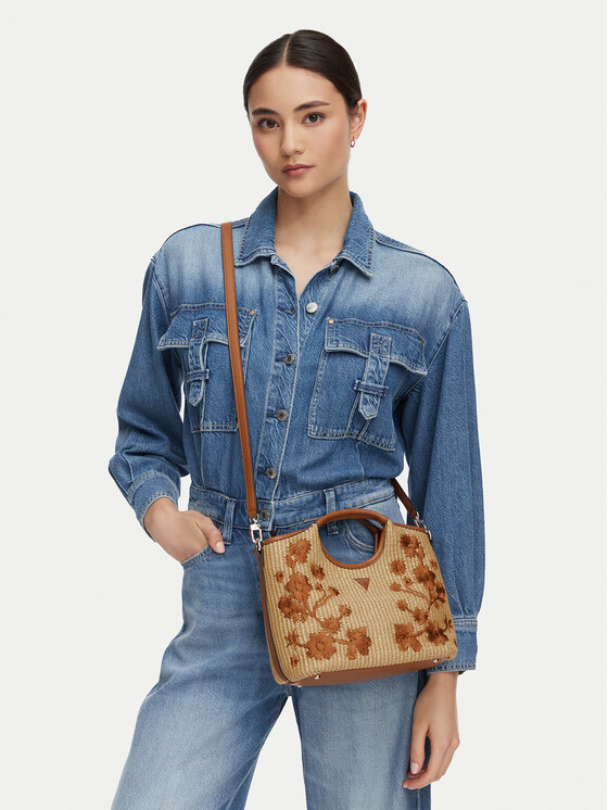 Guess Geantă Kristern Mini HWWF97 43760 Bej