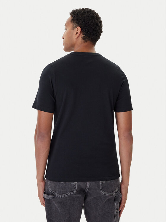 Kappa Kappa Комплект 3 тишърти Logo Sylvo 322562W Черен Regular Fit