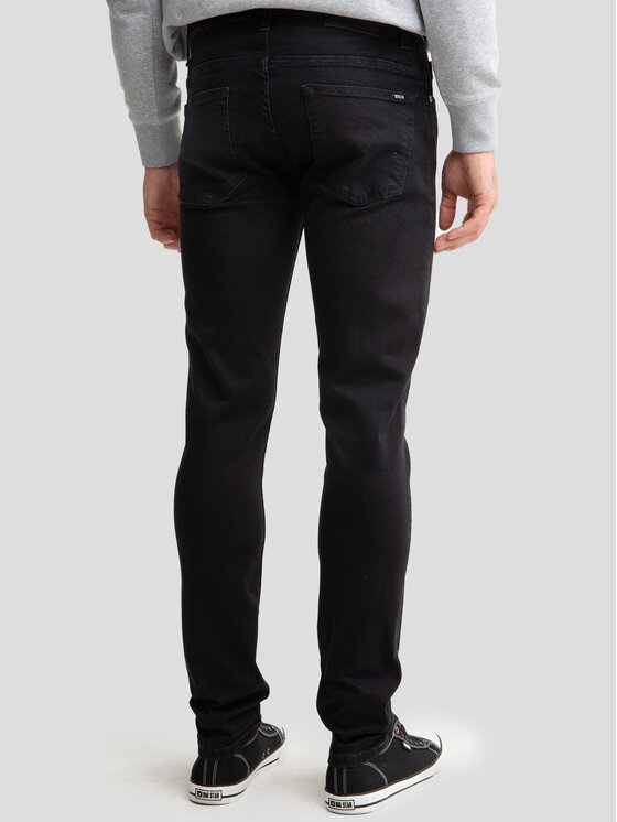 BIG STAR BIG STAR Jeansy DERIC Czarny Skinny Fit