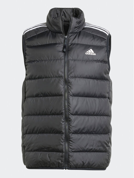 adidas adidas Kamizelka Essentials 3-Stripes HZ5728 Czarny Regular Fit
