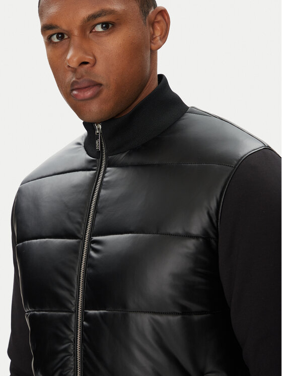 KARL LAGERFELD KARL LAGERFELD Átmeneti kabát 505065 553565 Fekete Regular Fit