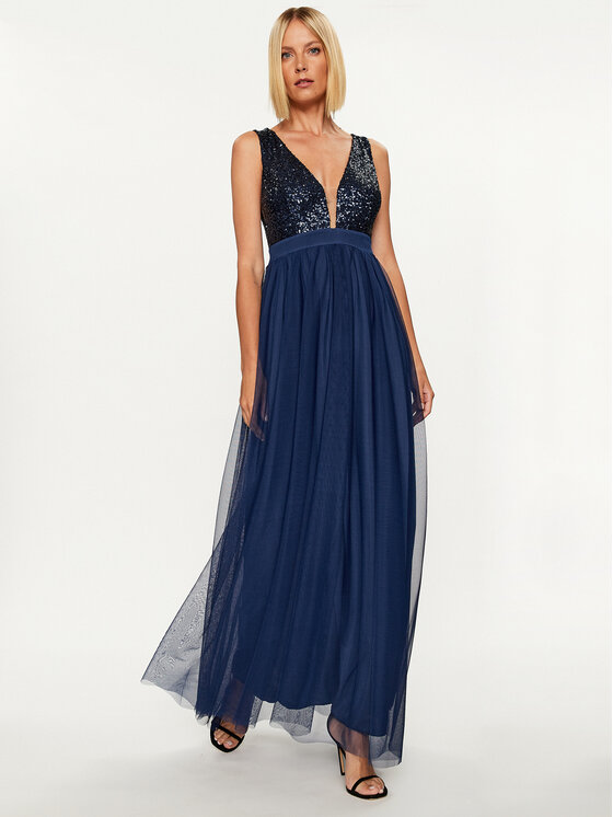 Rinascimento Rinascimento Rochie de seară CFC0115187003 Bleumarin Regular Fit