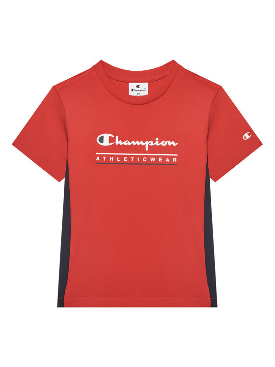 Champion Champion Set T-Shirt und Shorts 306992 Rot Regular Fit