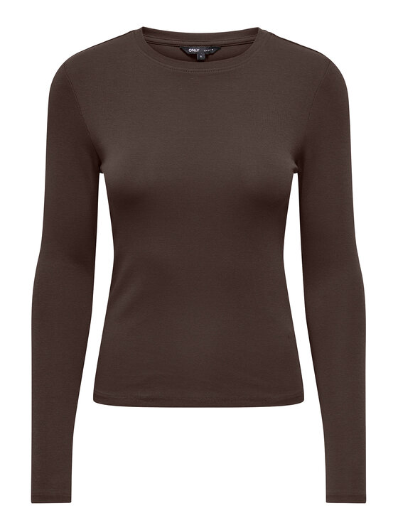 ONLY ONLY Bluse Riley 15323159 Braun Slim Fit