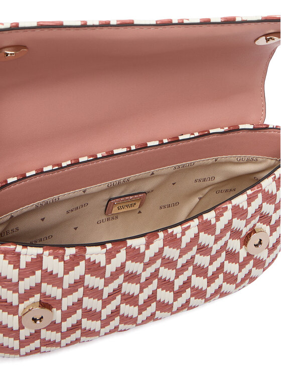 Guess Guess Torebka Tessi HWWG76 91190 Różowy ciemny