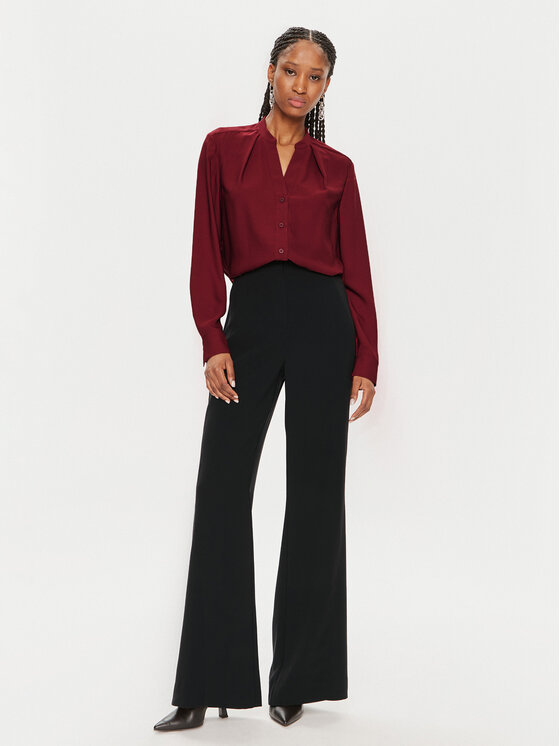 Calvin Klein Calvin Klein Hlače K20K207155 Crna Wide Leg