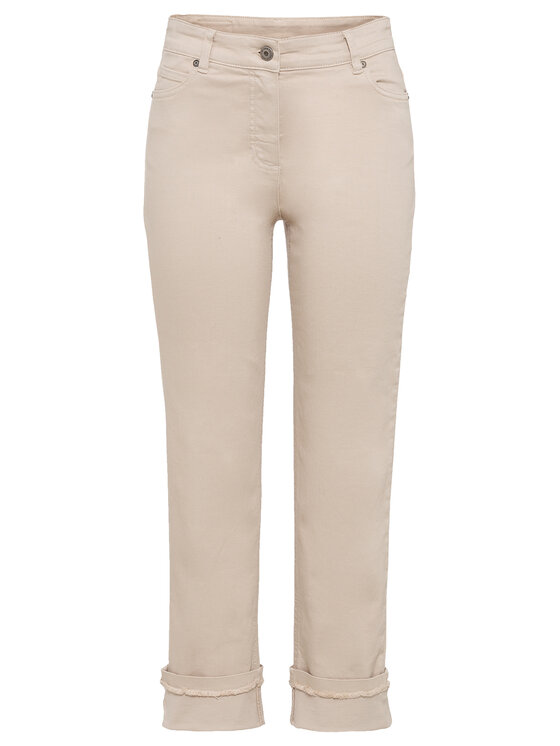 Olsen Jeans hlače 14002050 Bež Regular Fit