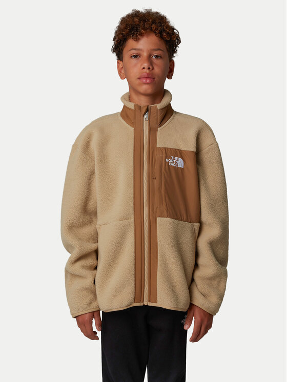 The North Face Fleecová mikina Yumiori NF0A8AZG Béžová Regular Fit