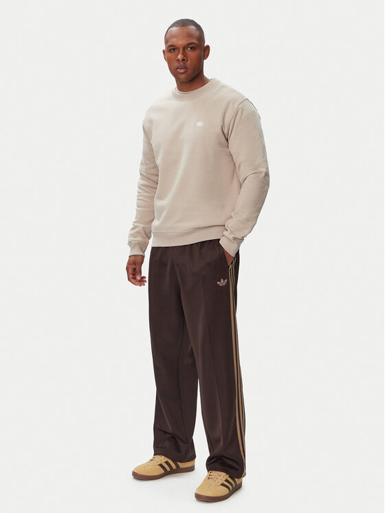 adidas adidas Pulóver Trefoil Essentials KS9811 Világos bézs Regular Fit