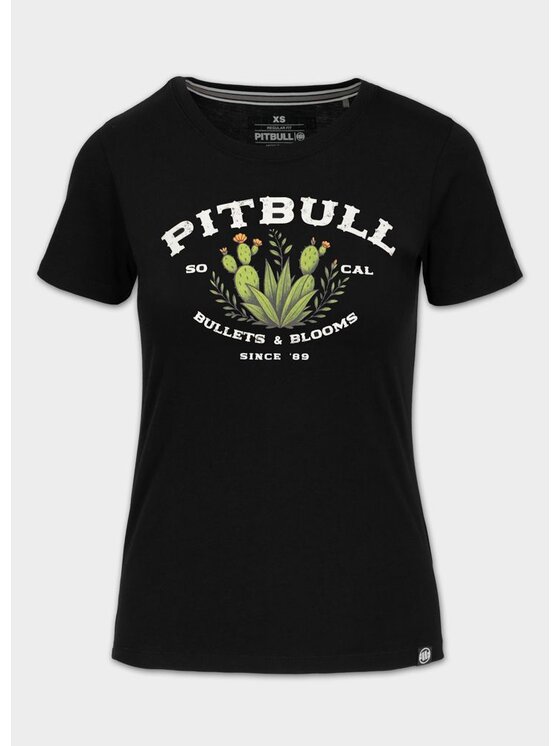 PITBULL PITBULL T-Shirt BULLETS & BLOOMS Czarny Regular Fit