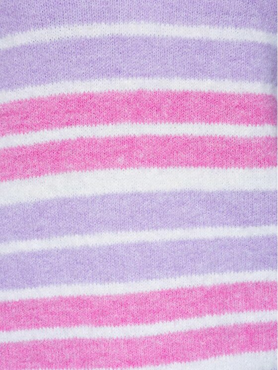 Ombre Ombre Sweter OW-SW-E0031 Fioletowy Relaxed Fit