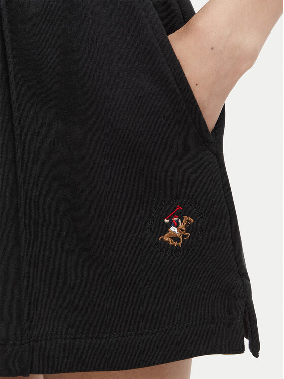Beverly Hills Polo Club Beverly Hills Polo Club Szorty sportowe P-SS26W-BF546557 Czarny Regular Fit