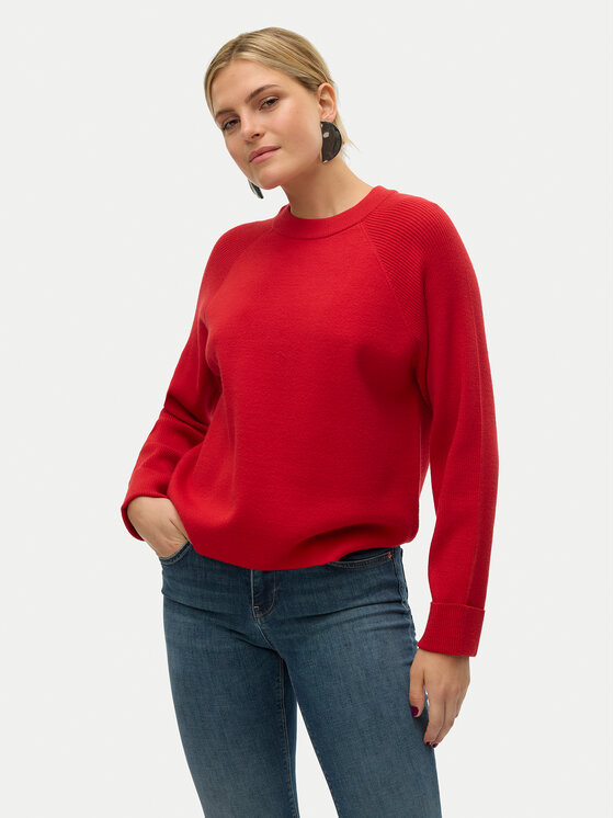 Vero Moda Vero Moda Svetr Gold 10315516 Červená Regular Fit