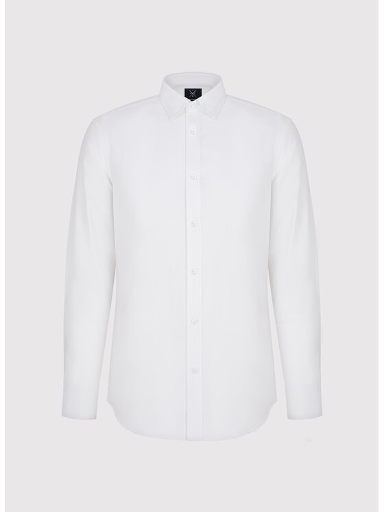 Pako Lorente Pako Lorente Koszula P25SN-1X-020 Biały Slim Fit
